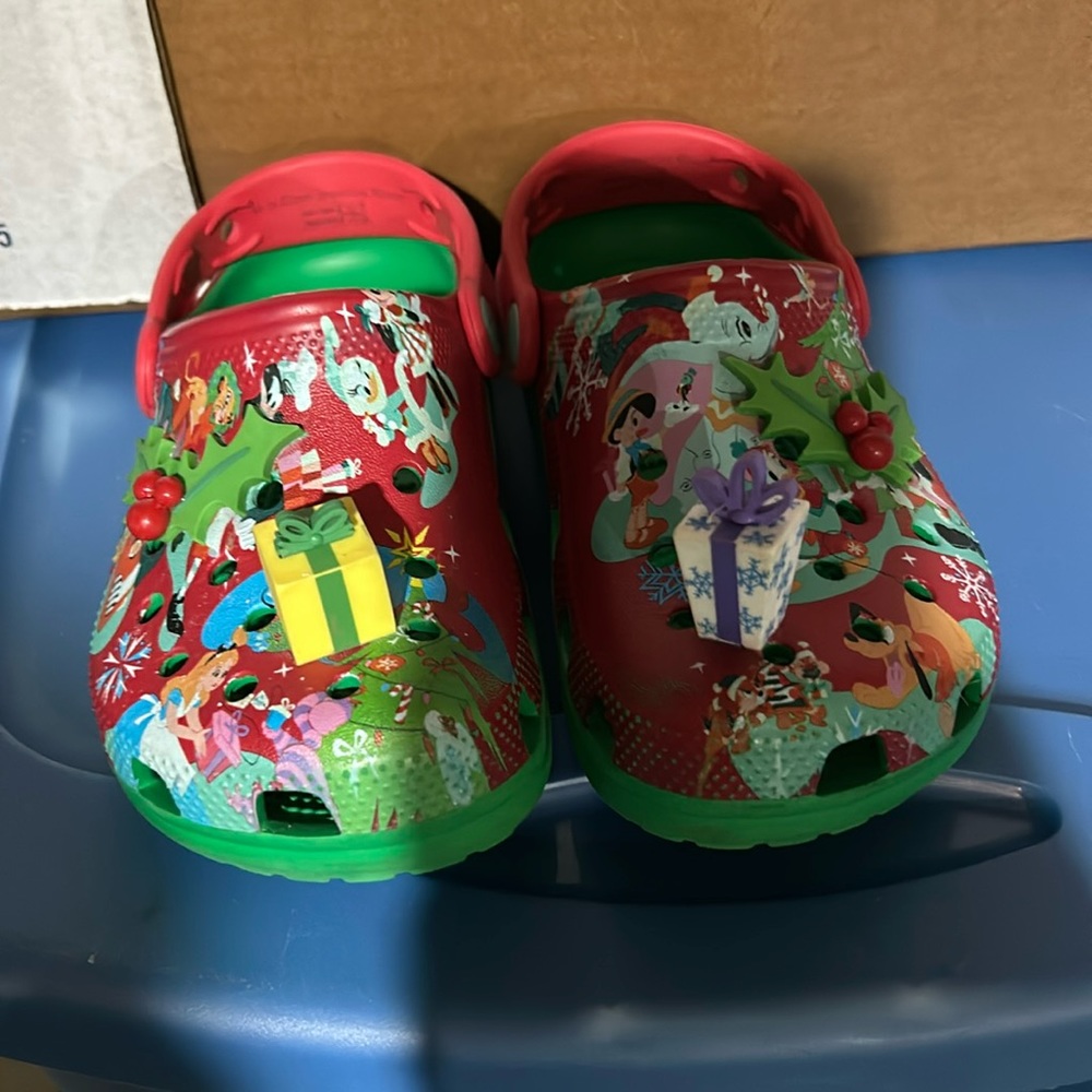 Kids Disney Christmas crocs